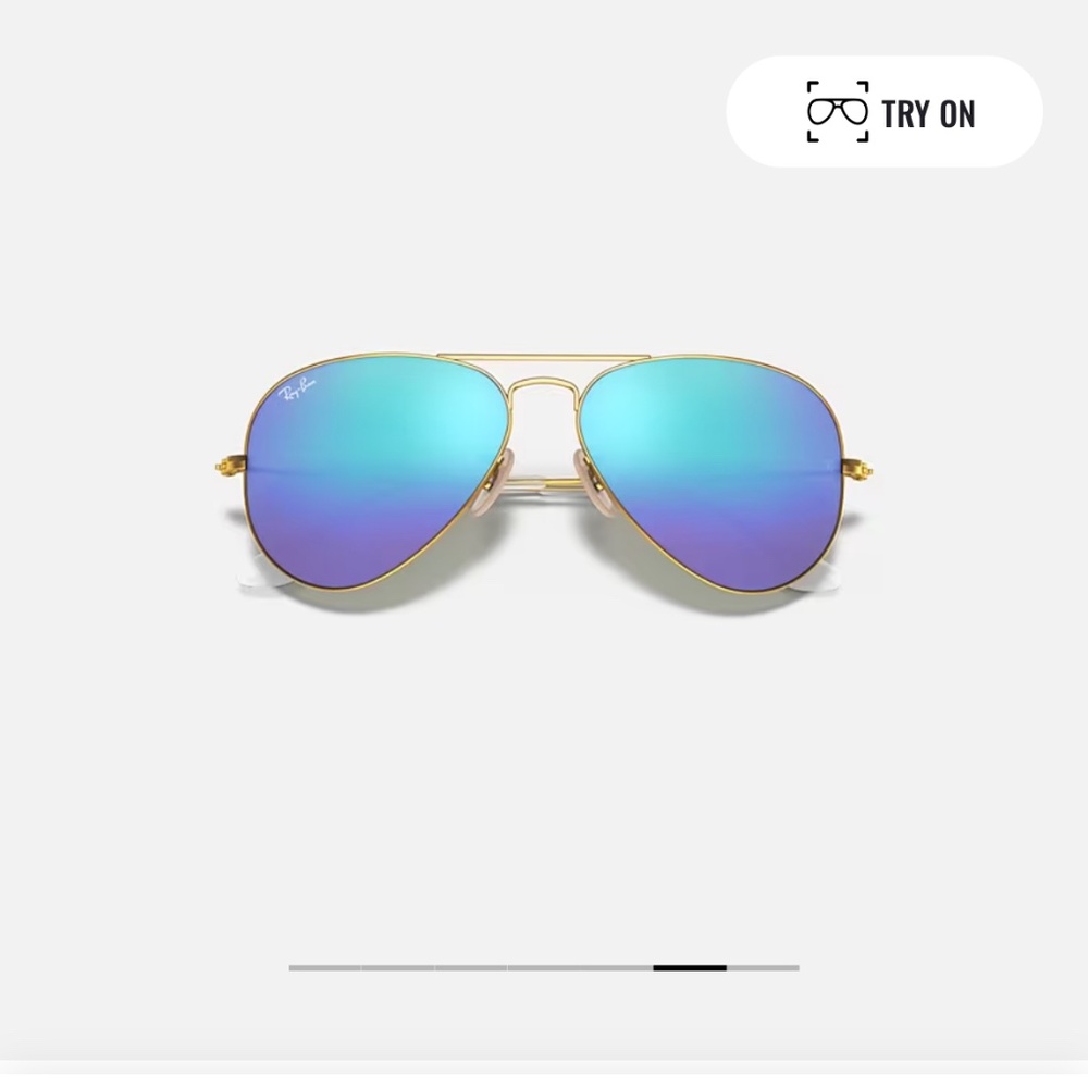 RAYBAN AVIATOR FLASH LENSES